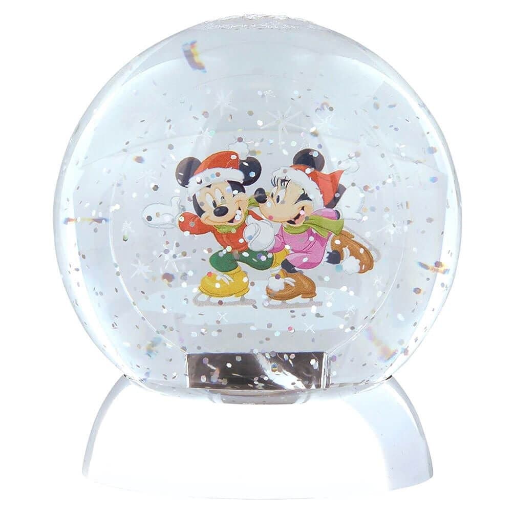 Department 56 Disney Mickey and Minnie Mouse Waterdazzler Globe, Multi-Colour