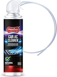 Heebo CAR AC Cleaner & Purifier 500 ML: Pack of 1 | Air Conditioner Cleaner Foam | Car Air Conditioner Coil Cleaner | Disinfectant | Car AC Vent Foam Cleaner |Effective cleaning