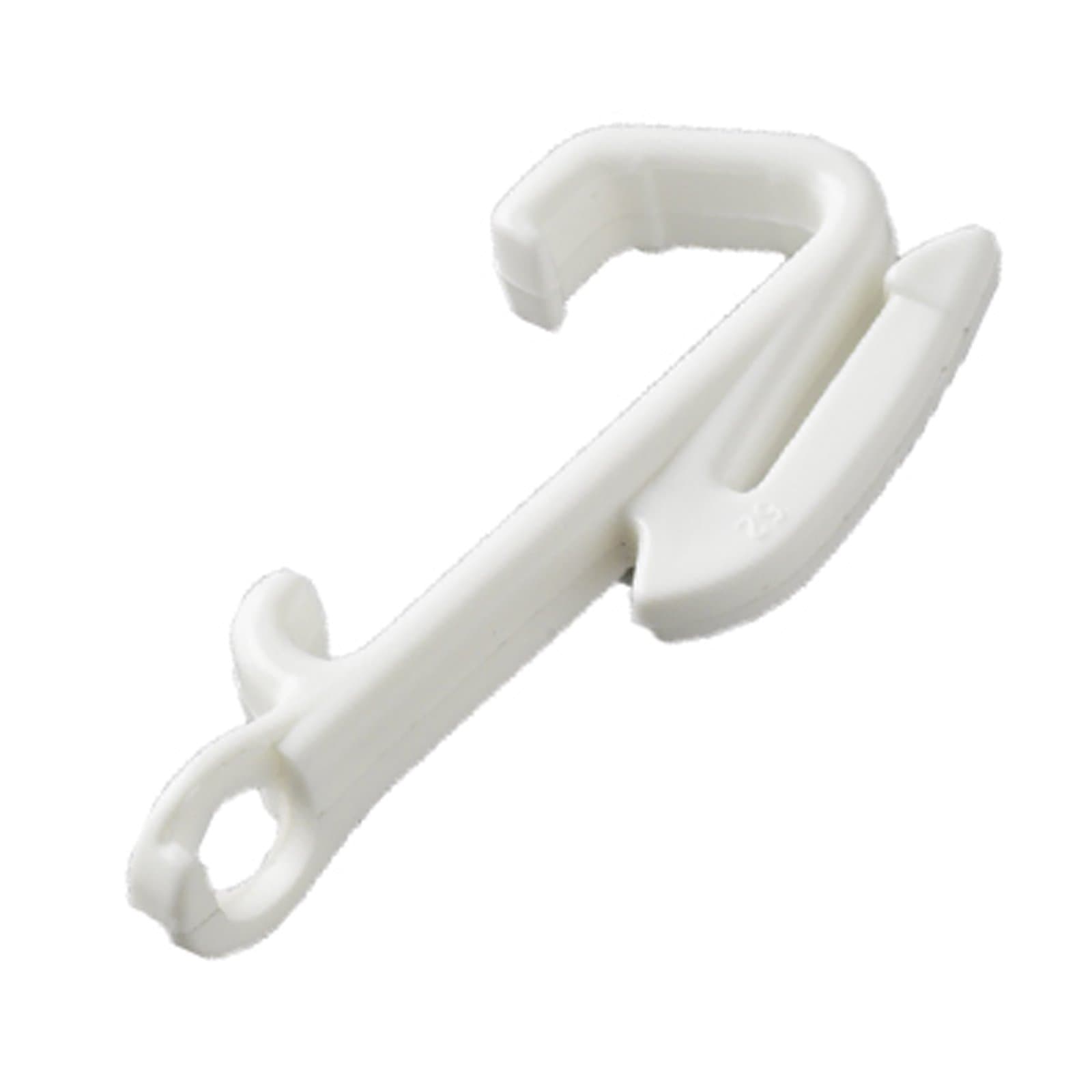 SwishSologlyde Extra Curtain Track Hook Gliders, White, 10 Pack