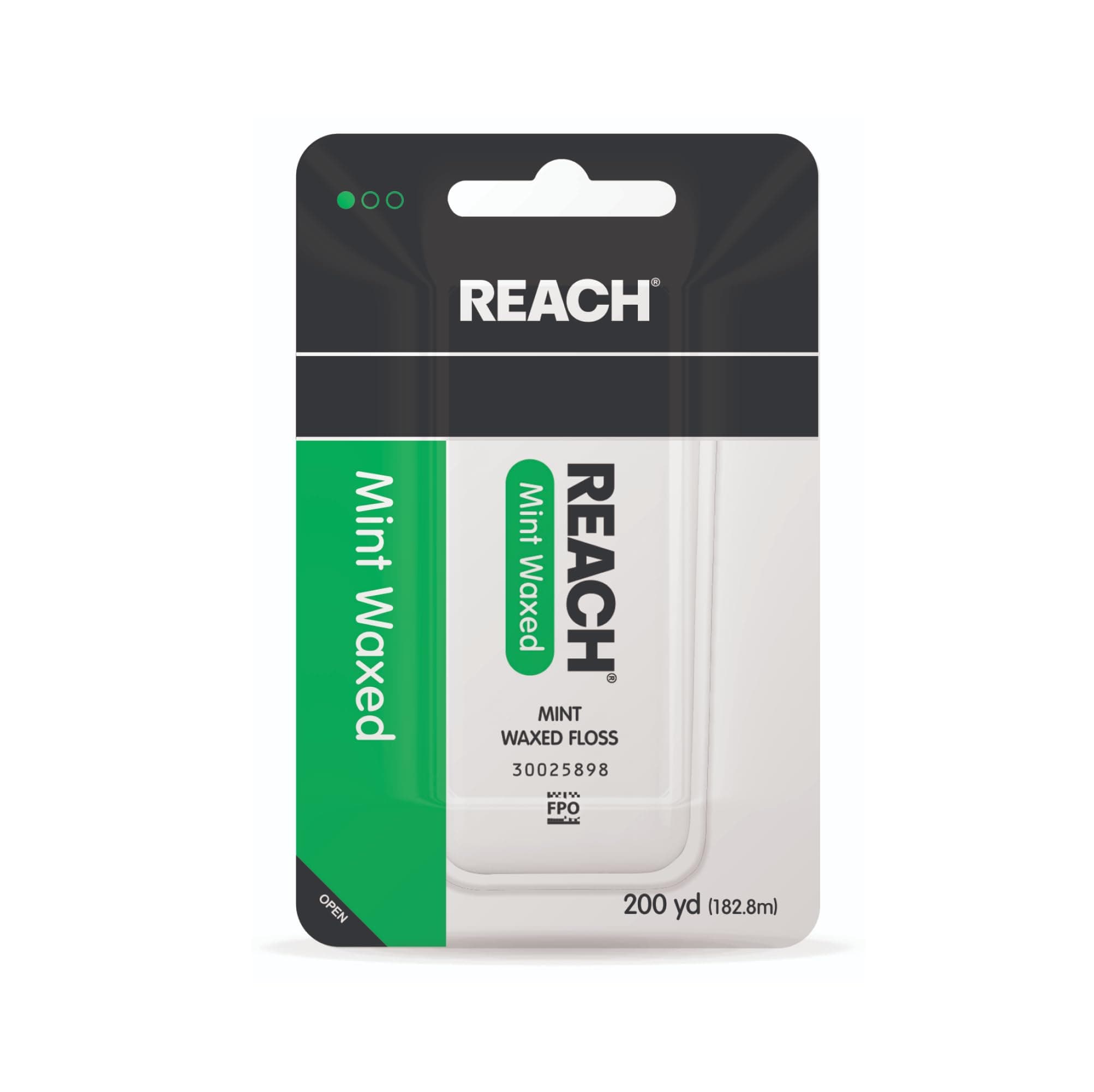 Reach Mint Waxed Floss, 200 Yd Pack of 1
