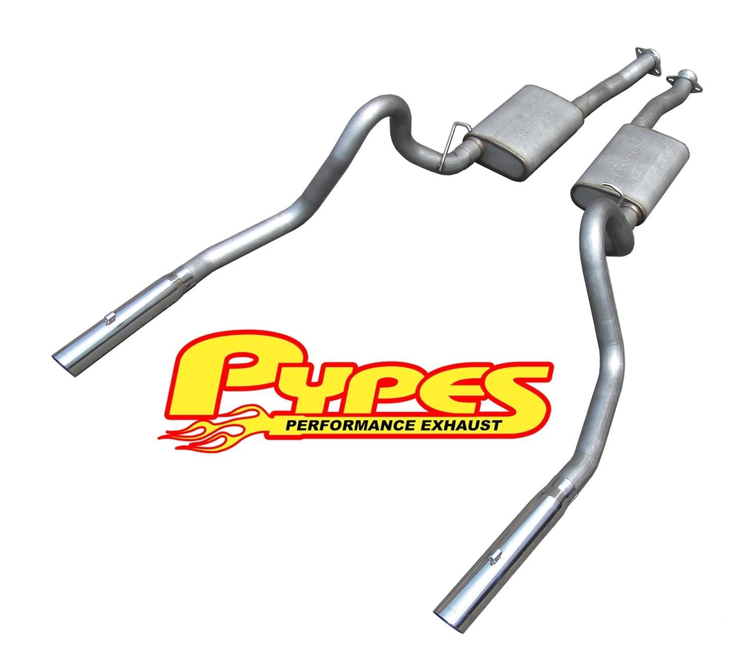 Pypes Performance Exhaust SFM27V Cat Back Exhaust System Fits 99-04 Mustang