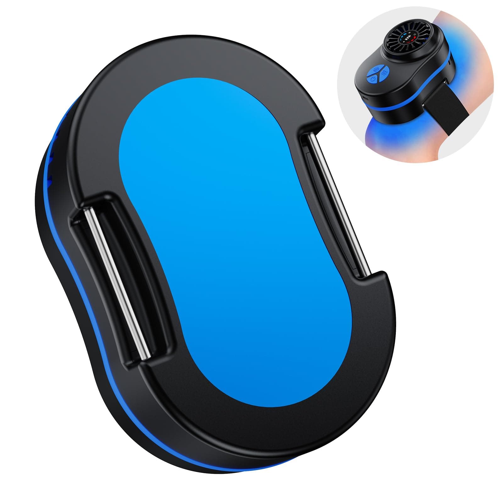 Cold Therapy Machine Recovery Therm Cube for Pain Relief, Muscle Recovery 3-in-1 Heating, Cooling and Contrast Therapy Recovery for Arms, Legs, Ankles, Knees, Shoulders, Back