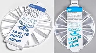 Set of 2 Cake Portion Markers: 10 or 12 Slices + 14 or 16 Slices