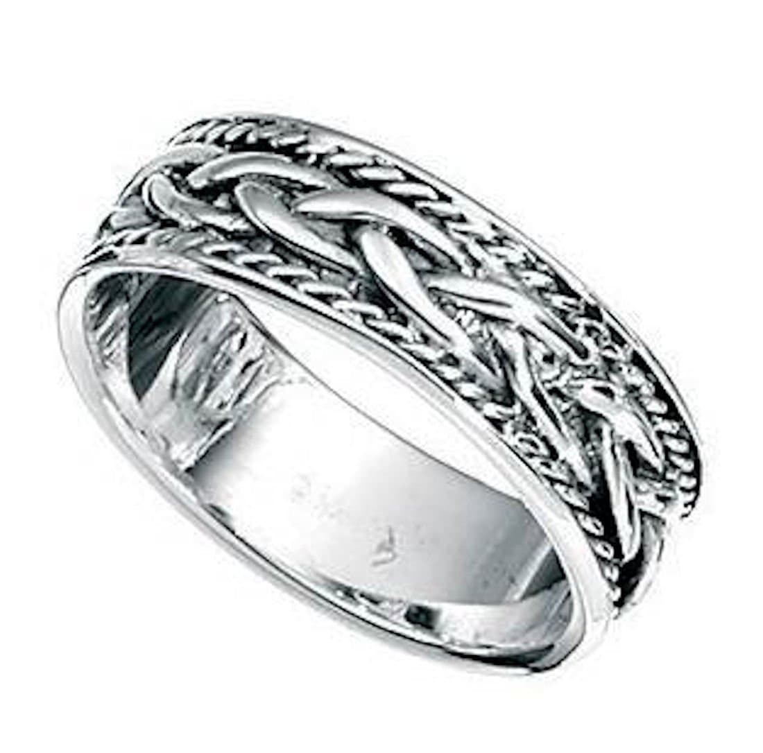 smartsilver Mens Thumb Ring Hallmarked 925 Silver Sizes 7-13 You Choose Below