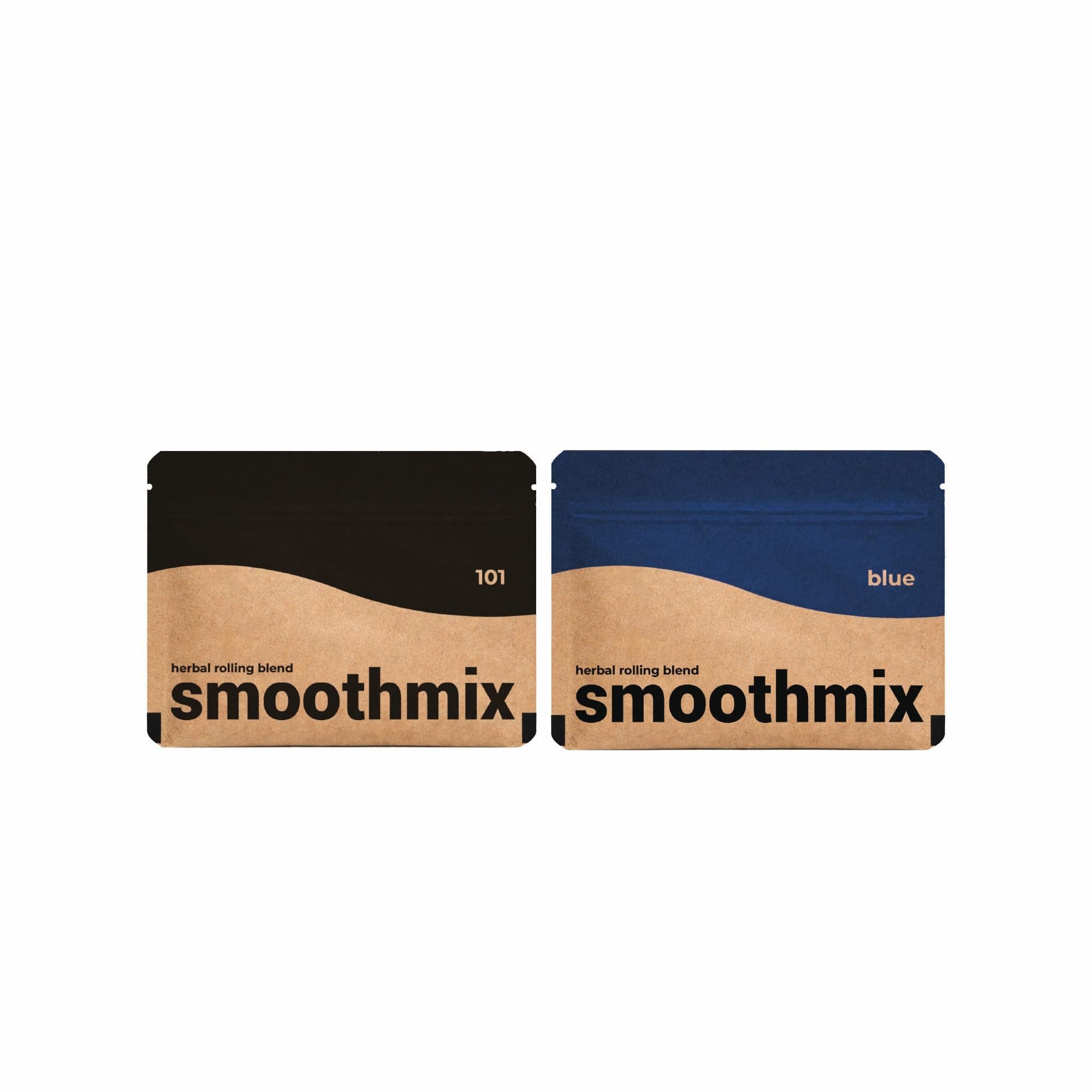 101 + Smoothmix Blue 10g Combo (2 Packs) Herbal Smoking Blend