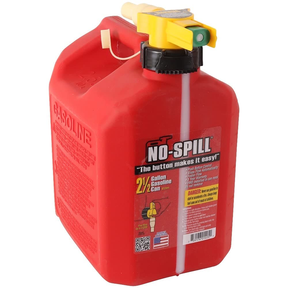 No-Spill 1405 2-1/2-Gallon Polygas Can (2-1/2-Gallon)