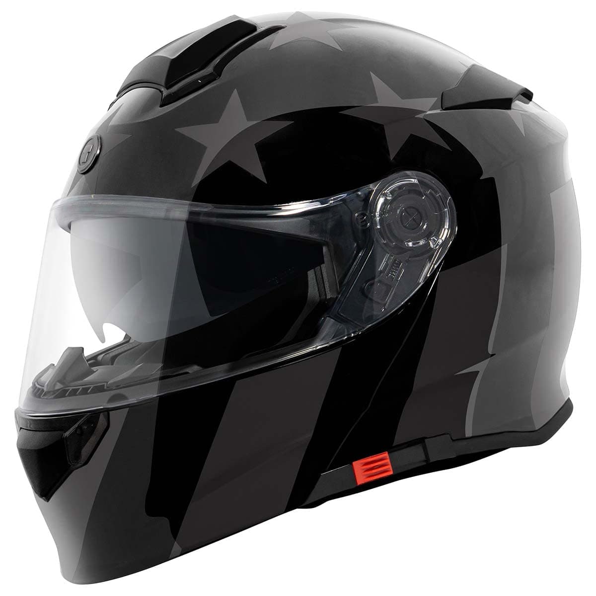 TORCT28 Full Face Motorcycle Helmet with Star Graphic DOT & ECE 22.05 Approved (Dark Star-X-Large)