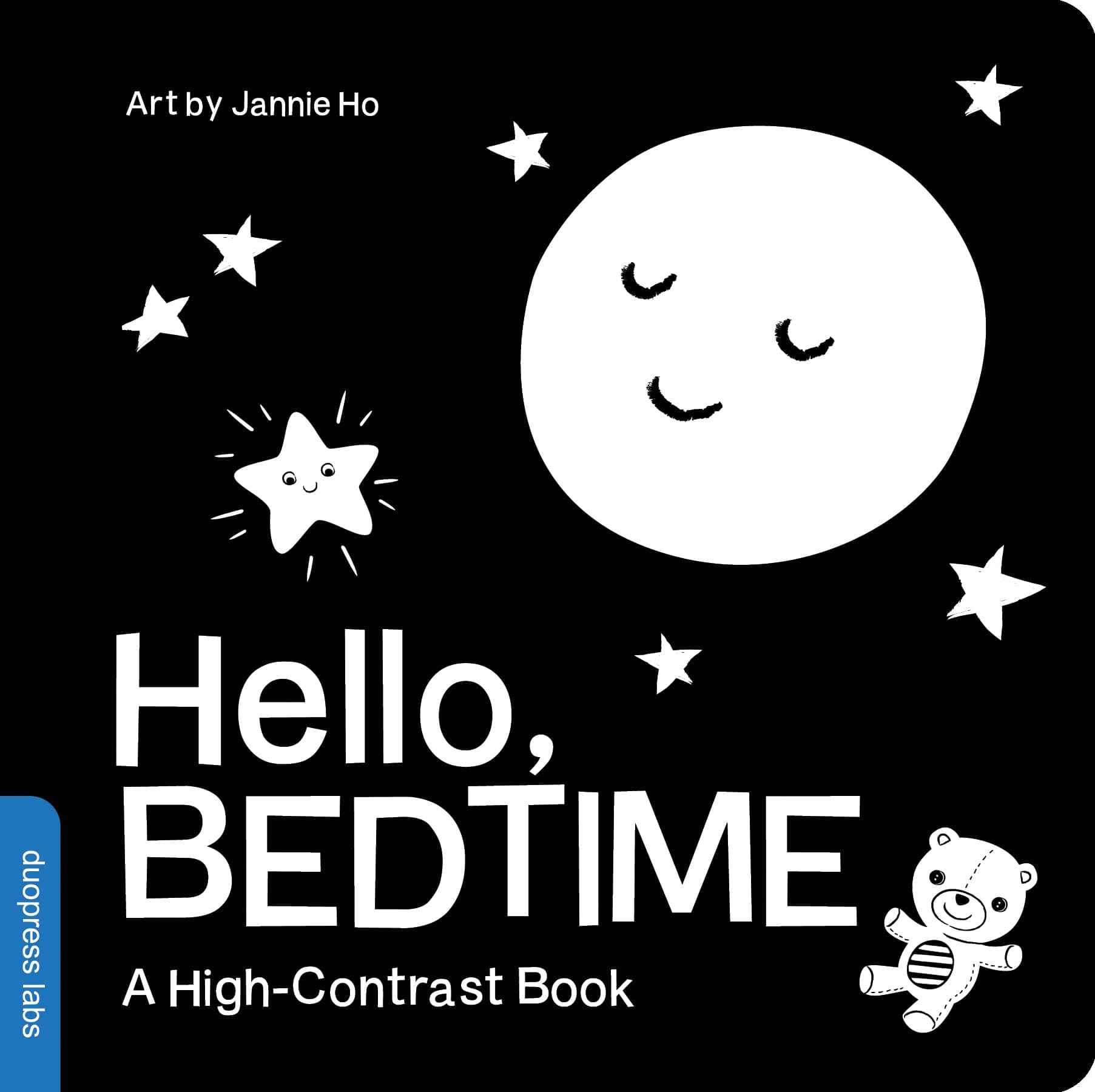 Hello, Bedtime: A Perfect High-Contrast Black-and-White Board Book for a Baby Shower Gift to Newborns and Babies: 7 (High-Contrast Books)