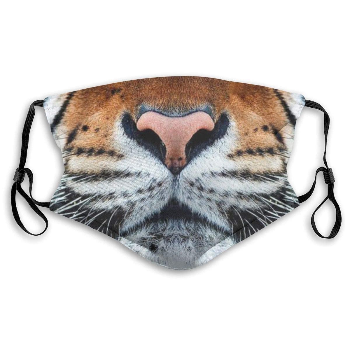 Funny Animal Characters Leopard Panther Face Windproof Anti-Dust Face Comfortable Mouth Reusable for Work School M