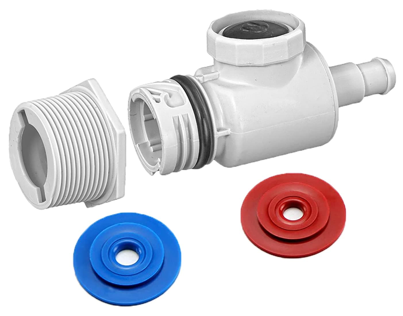 ATIE Pool Cleaner Universal Wall Fitting UWF Connector Assembly 9-100-9001/Wall Fitting Complete EW22 Replacement for Zodiac Polaris 280 380 3900 Sport and Pentair Legend Letro Platinum Pool Cleaners