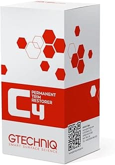Gtechniq C4 Permanent Trim Restorer for Car and Vehicle Trim, Revitalises Tired, Faded, Discoloured Plastic and Rubber, Easy to Apply - 15ml (Sufficient for 1 Small-Medium Car)