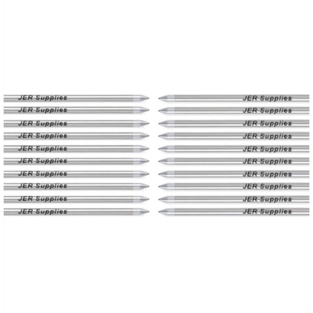 20 x D1 Black MINI MICRO PEN REFILLS FITS Swarosvki, Cross, Cartier®, Lamy, Faber-Castell, Zebra, Tombow, Schneider, Schmidt,Parker, Pelikan ,Monteverde, OHTO Pens