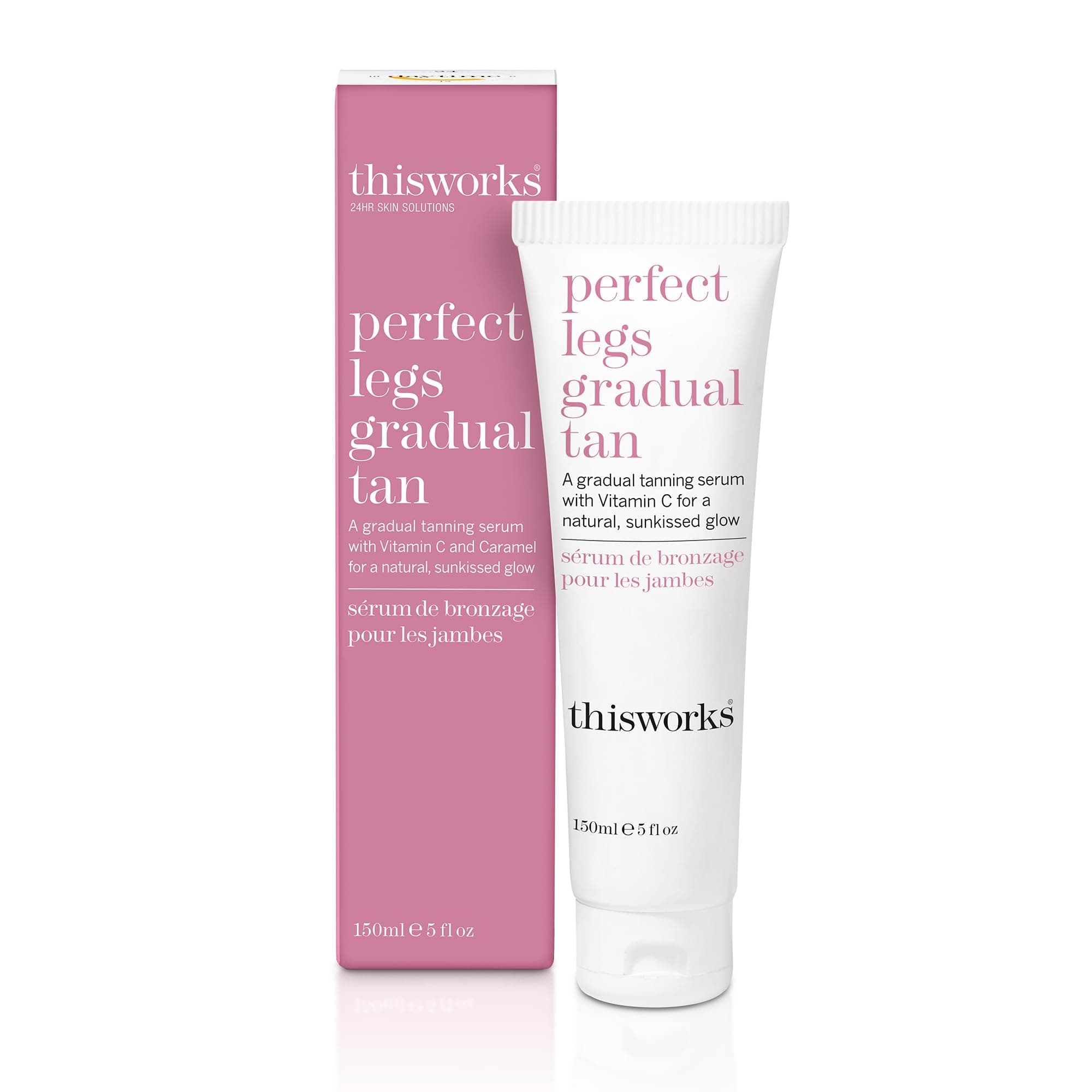 This Works Perfect Legs Gradual Tan, Self Tanner with Vitamin E & Shea Butter, 150ml