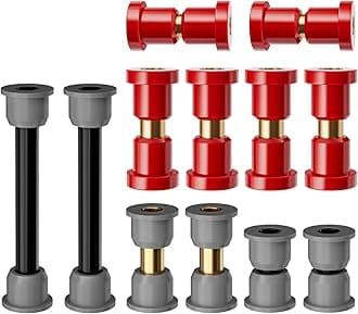 Panglong Club Car Precedent Bushing Kit-Polyurethane, Front Suspension & Rear Suspension and A Arm Bushing Kits, Suitable for Precedent 2004-Up, OEM #102506601, 102506401, 102956201, 102956201