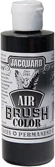 Jacquard Airbrush Color 4Oz Transparent Black