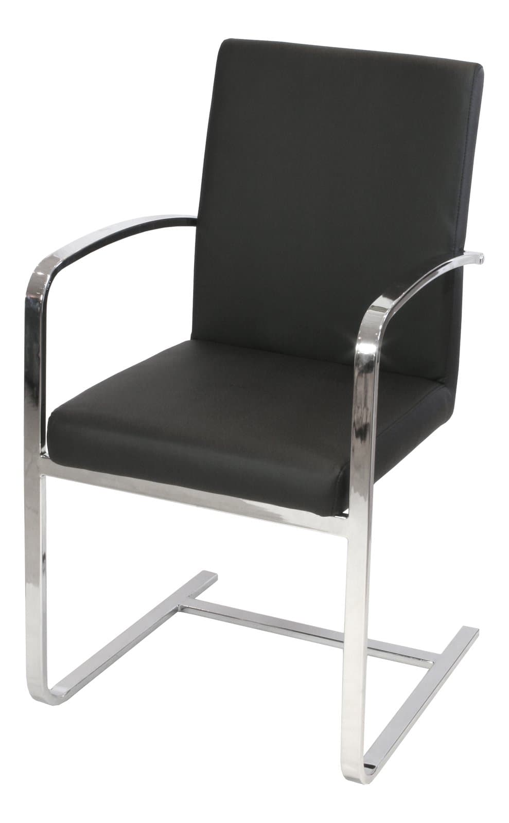 Sprung steel dining carver in Black