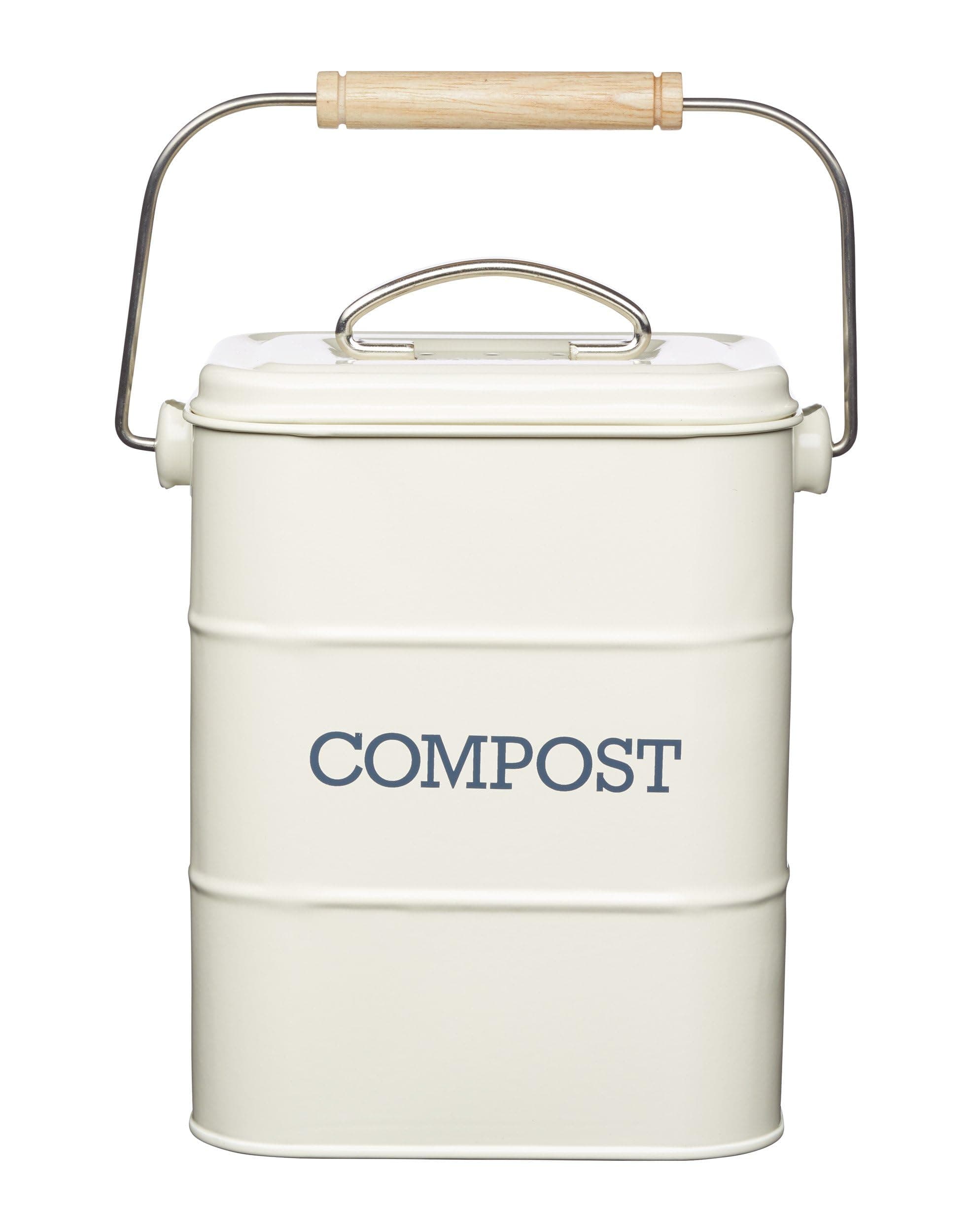 KitchenCraft Living Nostalgia Metal Kitchen Compost Bin