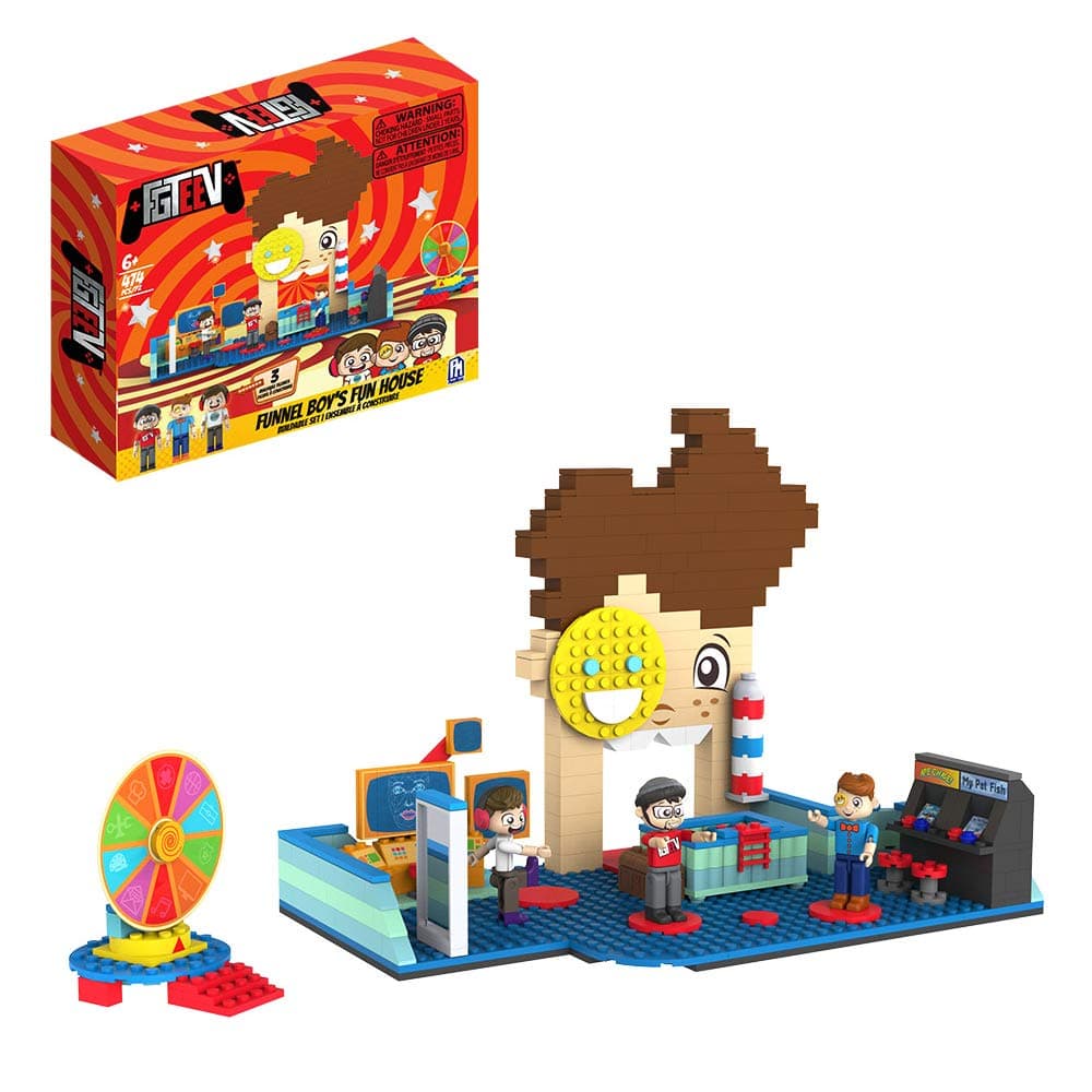 FGTeeV - Funnel Boy Fun House Buildable Set (474 Pieces)
