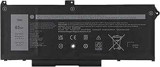 RJ40G 63WH Laptop Battery for Dell Latitude 14 5420 Latitude 15 5520 Precision 15 3560 Series, P137G P137G001 P104F P104F002 P104F001 075X16 01K2CF WY9DX 0M3KCN 0WK3F1 005R42 RJ40G