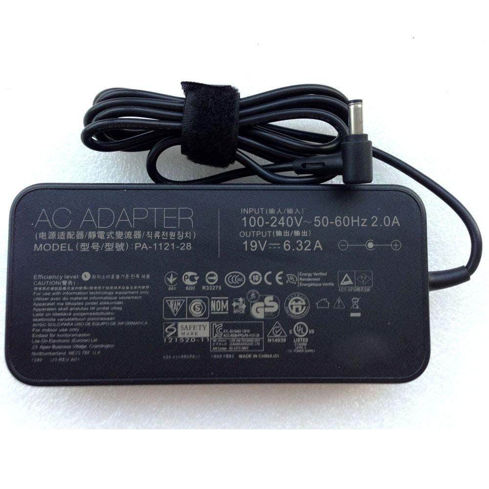 Genuine 19V 6.32A 120W 5.5 * 2.5mm AC Adapter Power Charger Compatible for ASUS UX501 N46VZ PA-1121-28 A15-120P1A