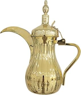 Arabic Coffee Pot, Stainless Steel Teapot, Daily Use Teapot, Cold Water Teapot, Teapot, shaped Teapot, Gold 700ml