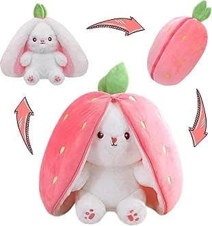Swarah Super Soft Plush Toy – Ultra-Cuddly Stuffed Animal for Kids & Adults for Birthdays, Baby Showers, Christmas, or Valentine's Day (Zipper Rabbit 25cm)