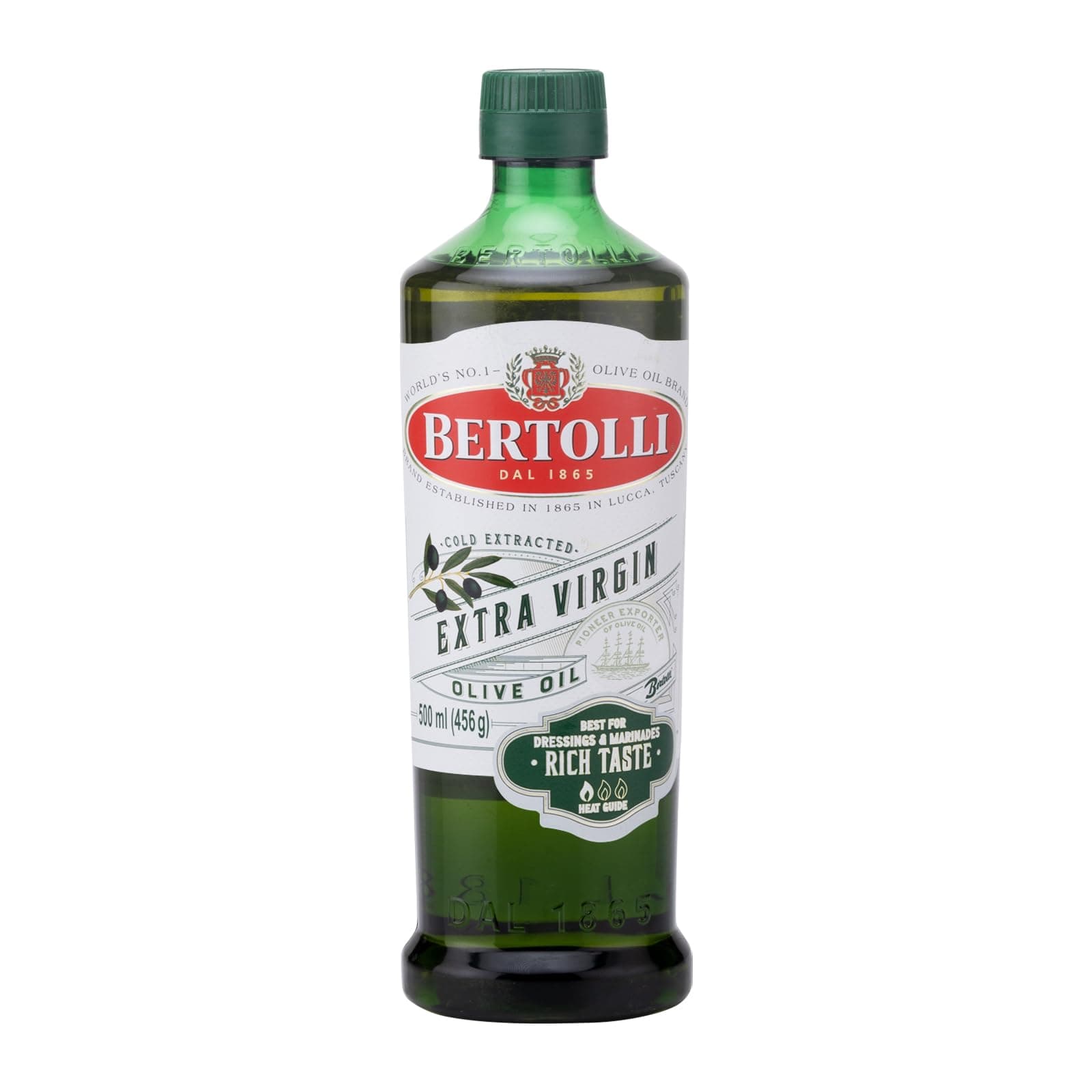 Extra Virgin Olive Oil 500ml | Cold Extracted, Rich & Bold Taste, Ideal for Salads, Dressings & Drizzling | World’s No. 1 Olive Oil Brand