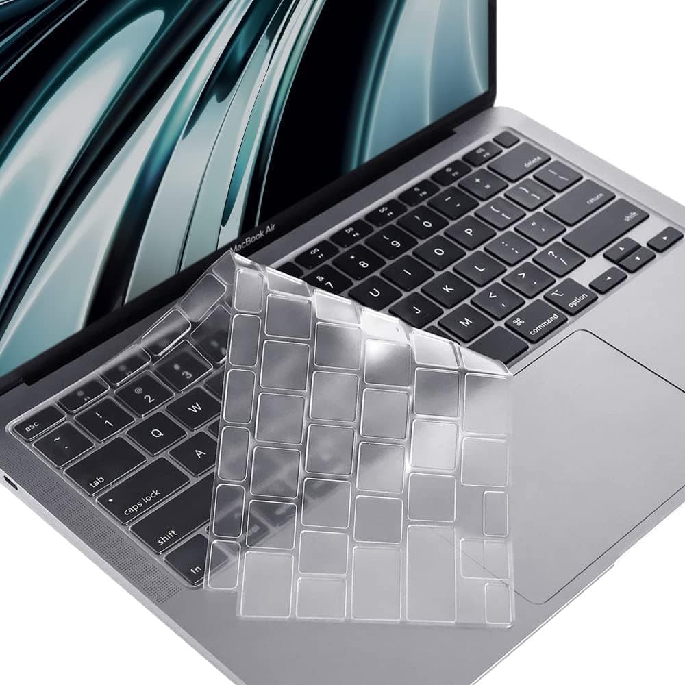 Keyboard for MacBook Air M1 13 inch 2020 Release Model A2179, A2337 Touch ID & Retina Display Ultra Thin Keyboard Cover Waterproof Dust-Proof Keyboard Protector Protective Skin - TPU Clear