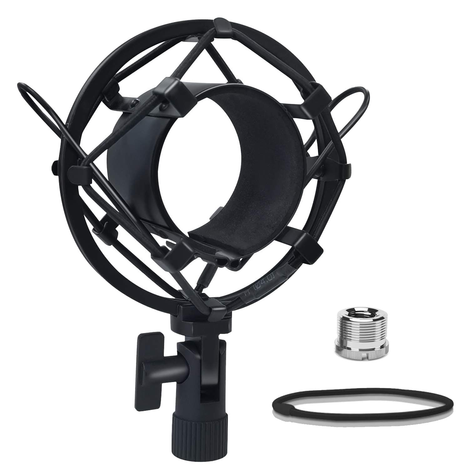 Universal Microphone Shock Mount, Mic Clip Holder for Diameter 47mm-53mm Mic Anti Vibration Adjustable High Isolation Shock Mount