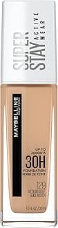 Liquid Foundation Makeup, Full Coverage Liquid and Up To 24 Hour Wear, Soft Matte Finish, Medium Beige, 1 fl. oz.