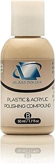 Glass Polish 1.7oz (50ml) Plastic & Acrylic Polishing Compound for Professional High-Gloss Micro Finishes - GP14017