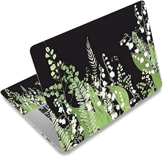 Laptop Skin Sticker Decal,12" 13" 13.3" 14" 15" 15.4" 15.6" Laptop Skin Sticker Protector Cover for Toshiba Hp Samsung Dell Apple Acer Leonovo Sony Asus Laptop Notebook (Flowers Plants)