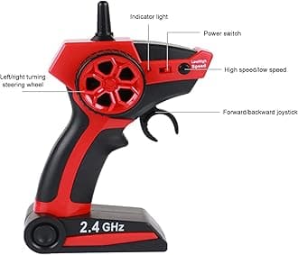 GoolRC RC Drift Car - 1:14 Scale 4WD High Speed RC Drifting Car for Adults with Cool Lights, 2 Batteries and Tires