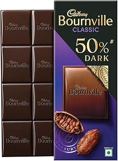Cadbury Bournville Rich Cocoa 50% Dark Chocolate Bar, 75 Gm