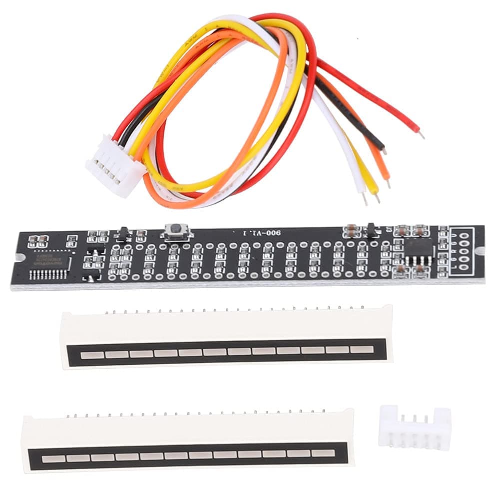 Spectrum Level Indicator, Mini Dual 12 Level Indicator Stereo Music Audio Spectrum Level Indicator VU Meter Amplifier Board for (Music spectrum level indicator)