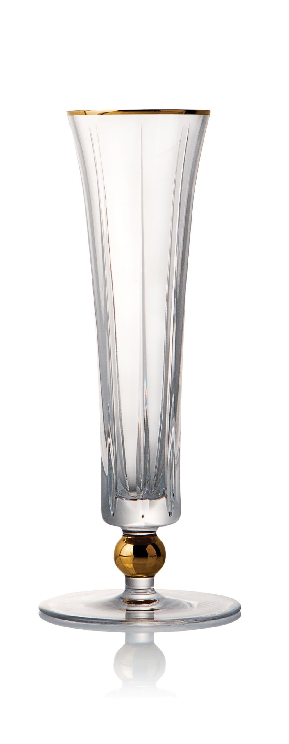 Elmsford Rogaska Crystal Footed Bud Vase, 8-Inch