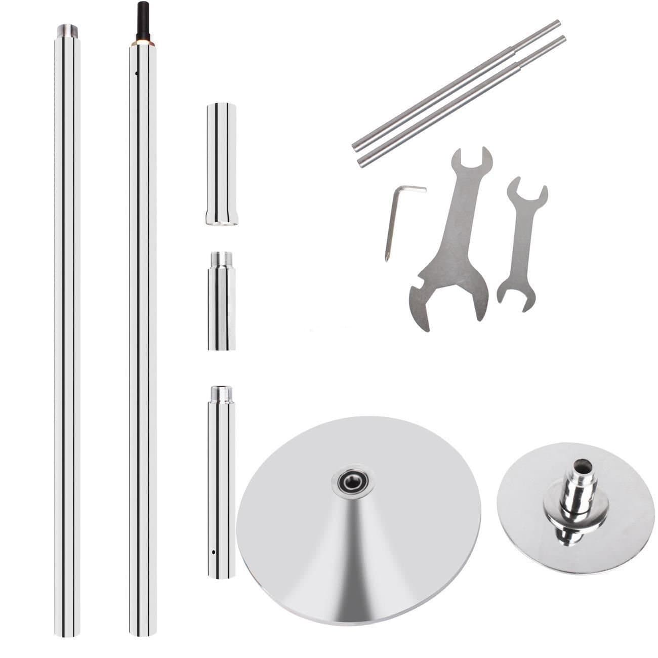 New Kit Dancing Pole Dance Fitness Portable Static Stripper Spinning Exercise 45mm