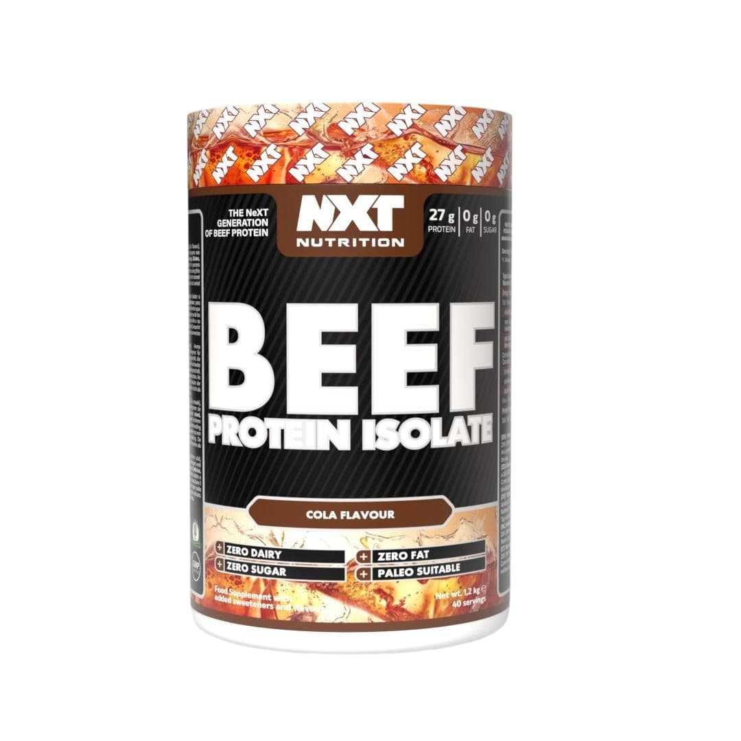 Beef Protein Isolate Powder - Protein Powder High in Natural Amino Acids - Paleo, Keto Friendly - Dairy and Gluten Free - Muscle Recovery | 1.2kg (Cola)