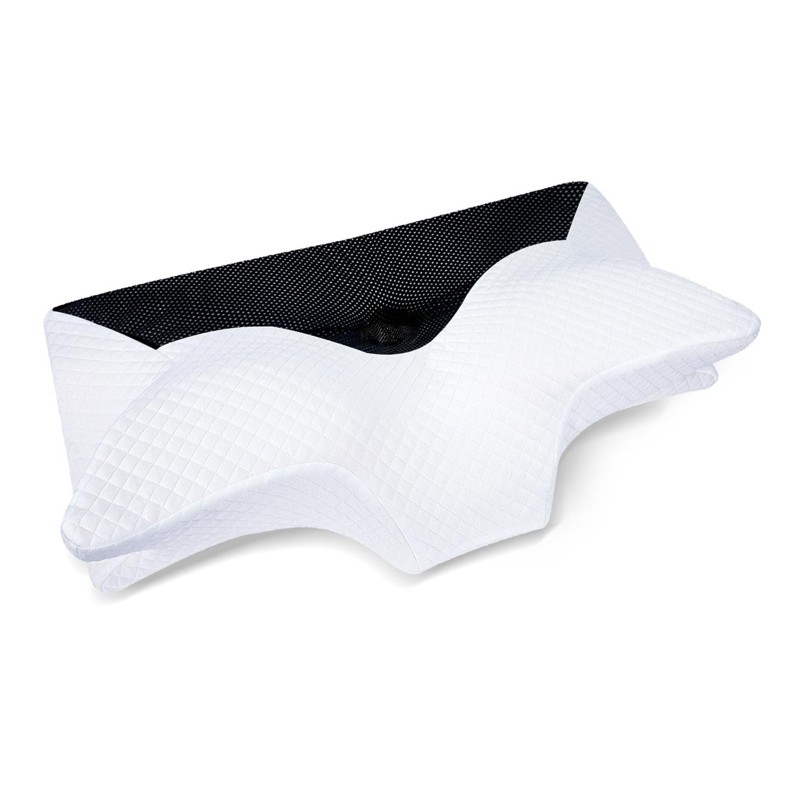 Cervical Pillow Memory Foam Pillows - Contour Memory Foam Pillow for Neck Pain Relief, Orthopedic Neck Bed Pillow for Side Sleepers Back and Stomach