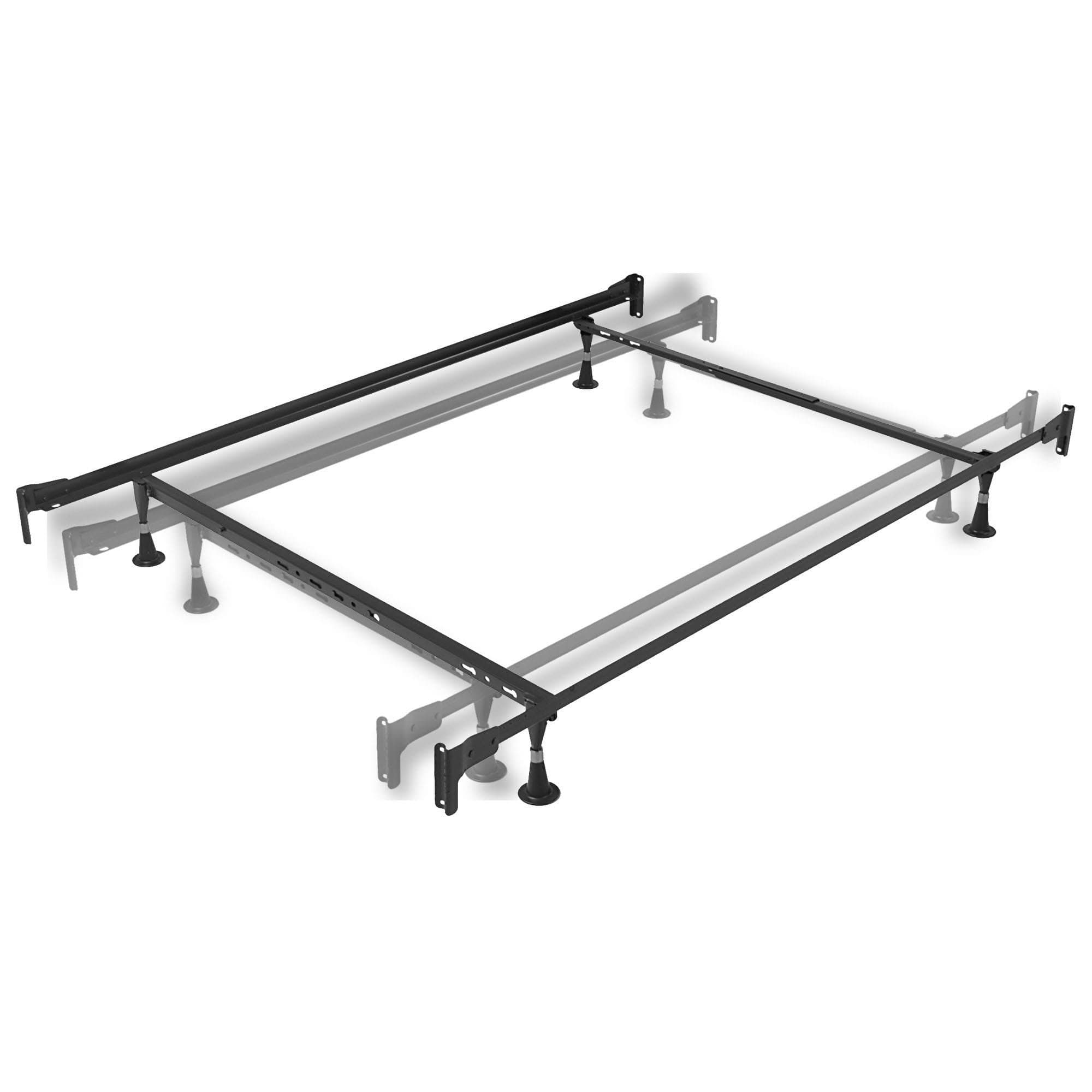 Twin,Full Fashion Bed Group Engineered Bed Frame in Black