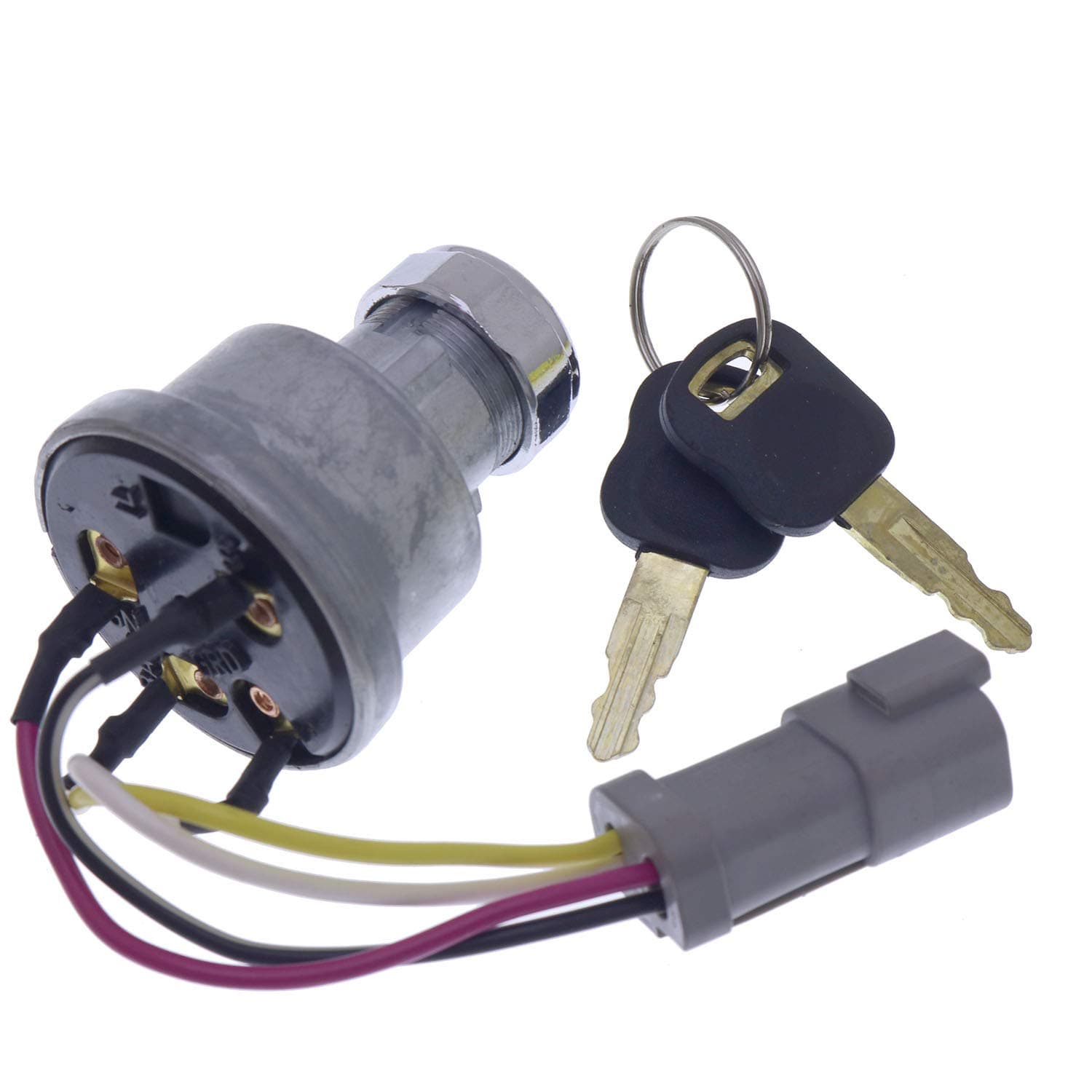 Solarhome 110-7887 467-8535 47031 Ignition Switch with 2 Keys for CAT Caterpillar 906H 906H2 906K 906M 415 415F2 IL 416 416F2 420 420XE D5R2 D6K D6K2 D6N 216B3 226B3 226D 226D3 232D 232D3 236B3