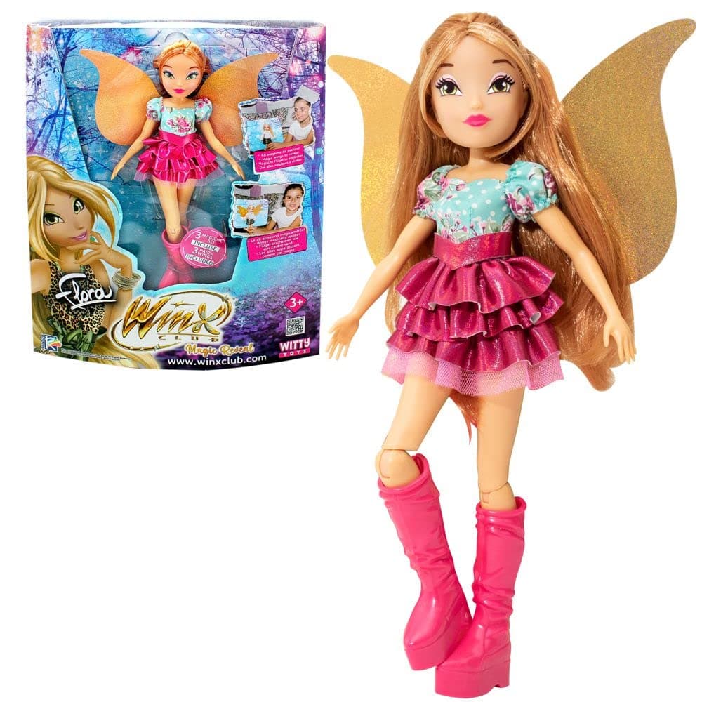 Flora | Magic Reveal doll With Interchangeable Wings