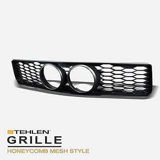 Stehlen 642167821571 Compatible With 2005-2009 Ford Mustang GT Honeycomb Mesh Front Hood Bumper Grille - Glossy Black