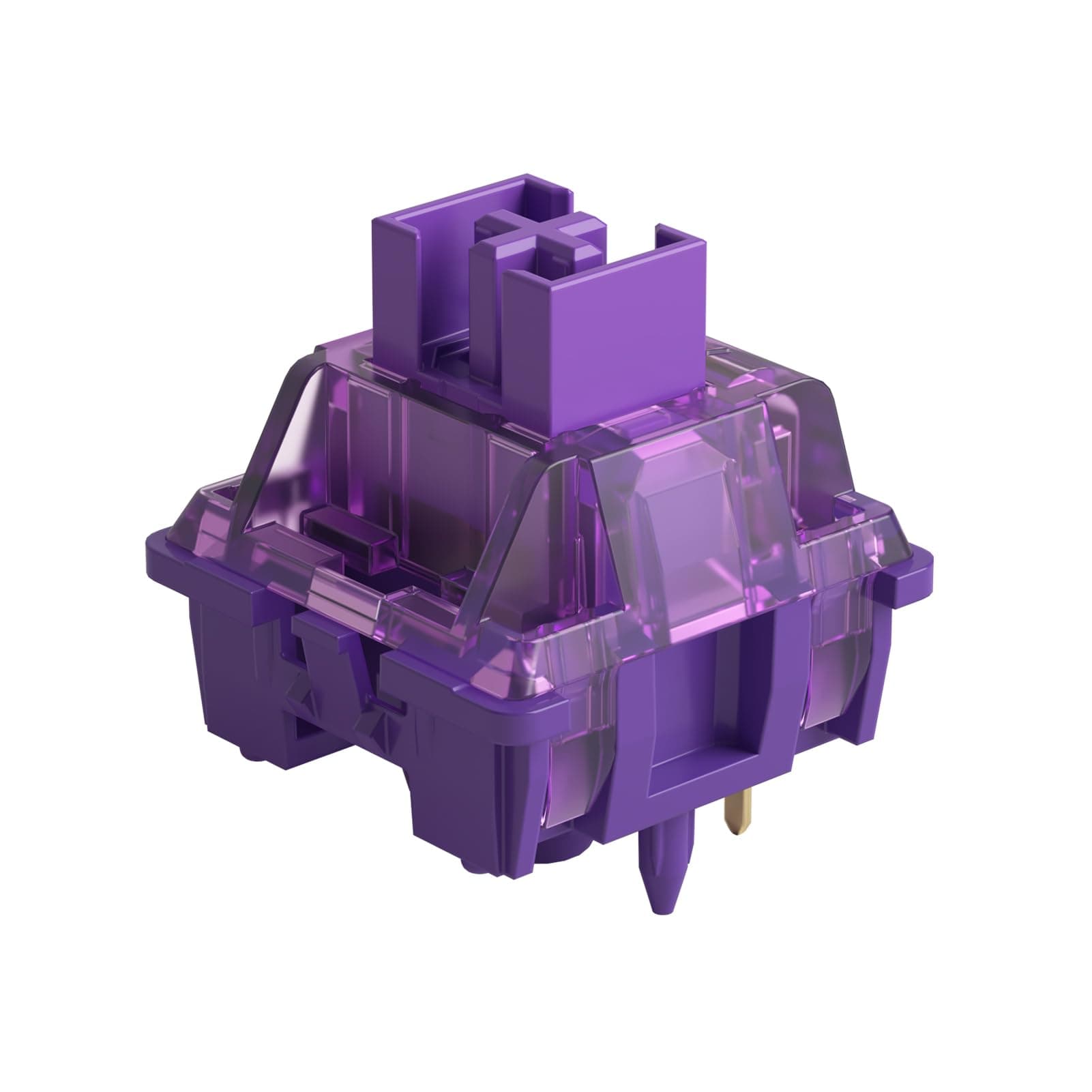Akko V3 Lavender Purple Pro Keyboard Switch with Dustproof Stem for Mechanical Gaming Keyboard, 5-Pin Tactile Switches Pre-Lubed Switch (45pcs)