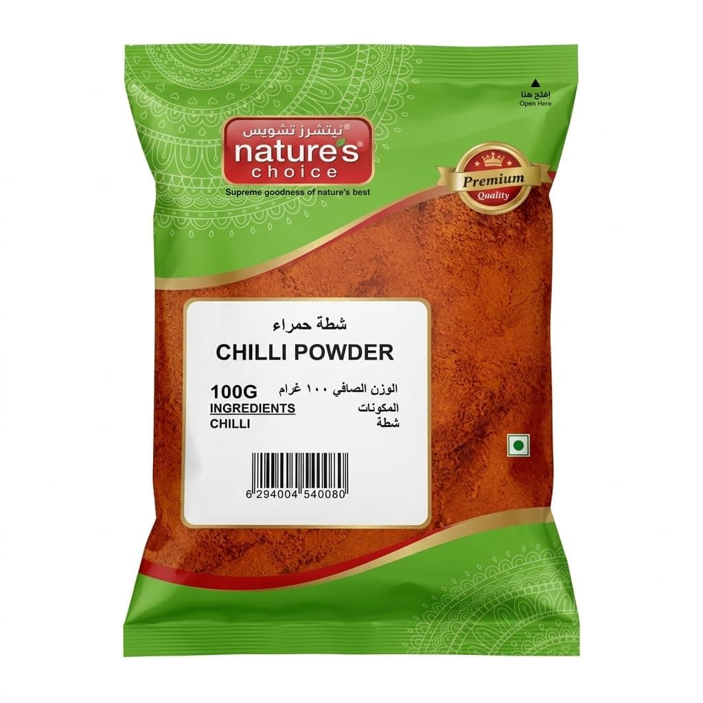 Natures Choice Chilli Powder In Pouch, 100 Gm