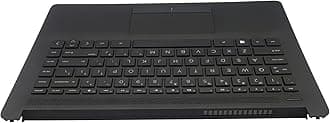 Replacement for HP 14-cm 14-CK 14T-cm 14Z-cm Laptop Upper Case Palmrest Touchpad with Keyboard Assembly L23239-001 L48210-001 Jet Black