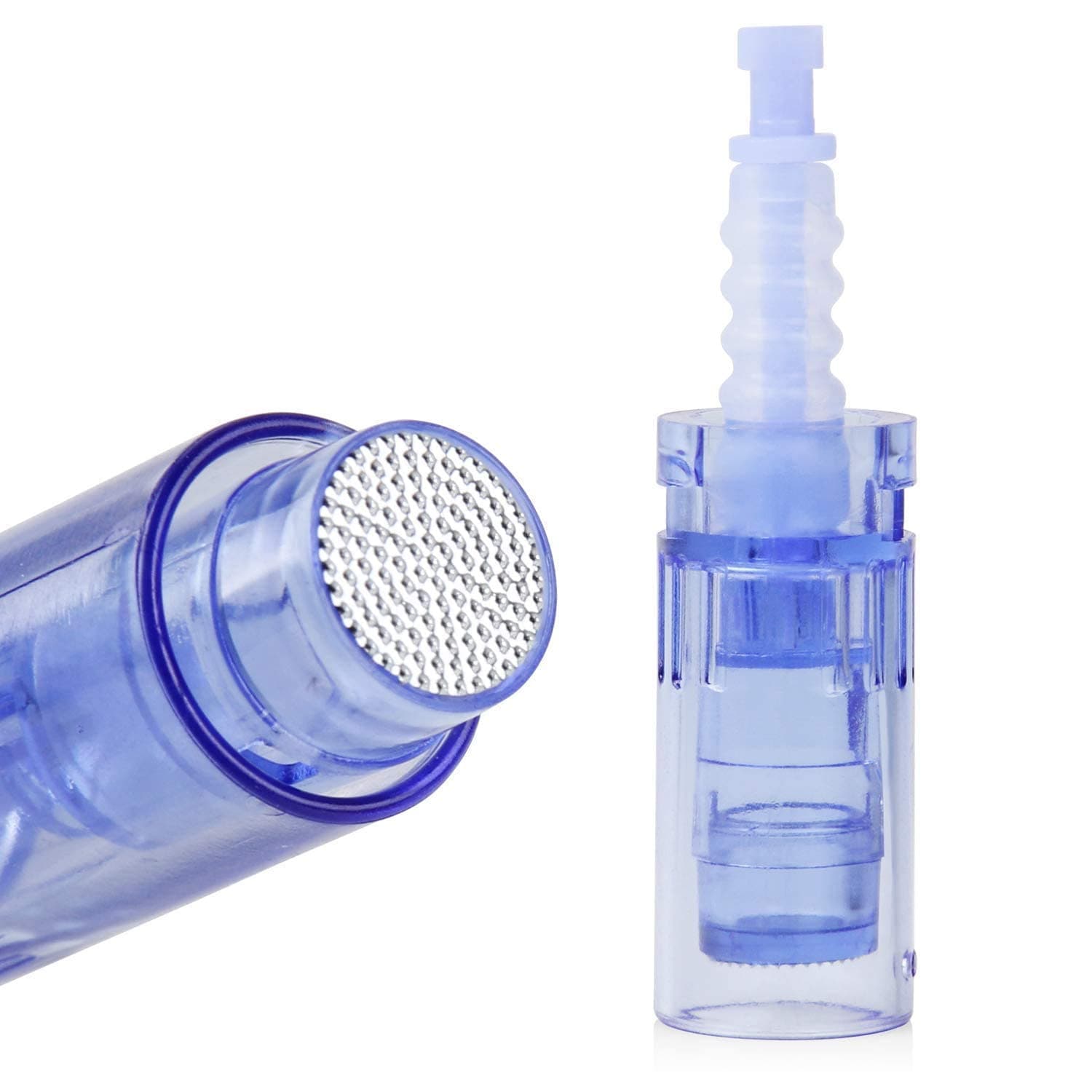 Derma Pen Replacement Needles Cartridges – Ultima A1 & A6 Nano Round/3D/5D Microneedling Tips – Compatible with MYM Derma Pen for Facial Skin Care, Anti-Aging, Acne Scars, Hair Growth (A6 Nano Round, Pack of 5)