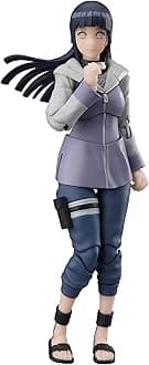 H. Figuarts Naruto Shippuden Hyuga Hinata Noble White Sokai - Approx. 5.3 inches (135 mm), PVC & ABS Pre-Painted Action Figure