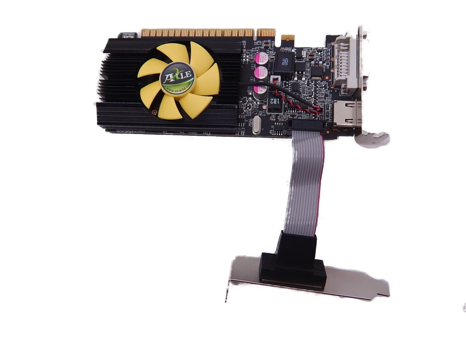 nVidia GeForce GT 610 2 GB DDR3 PCI Express w/ VGA + DVI + HDMI Video Graphics Card w Free Low Profile Bracket
