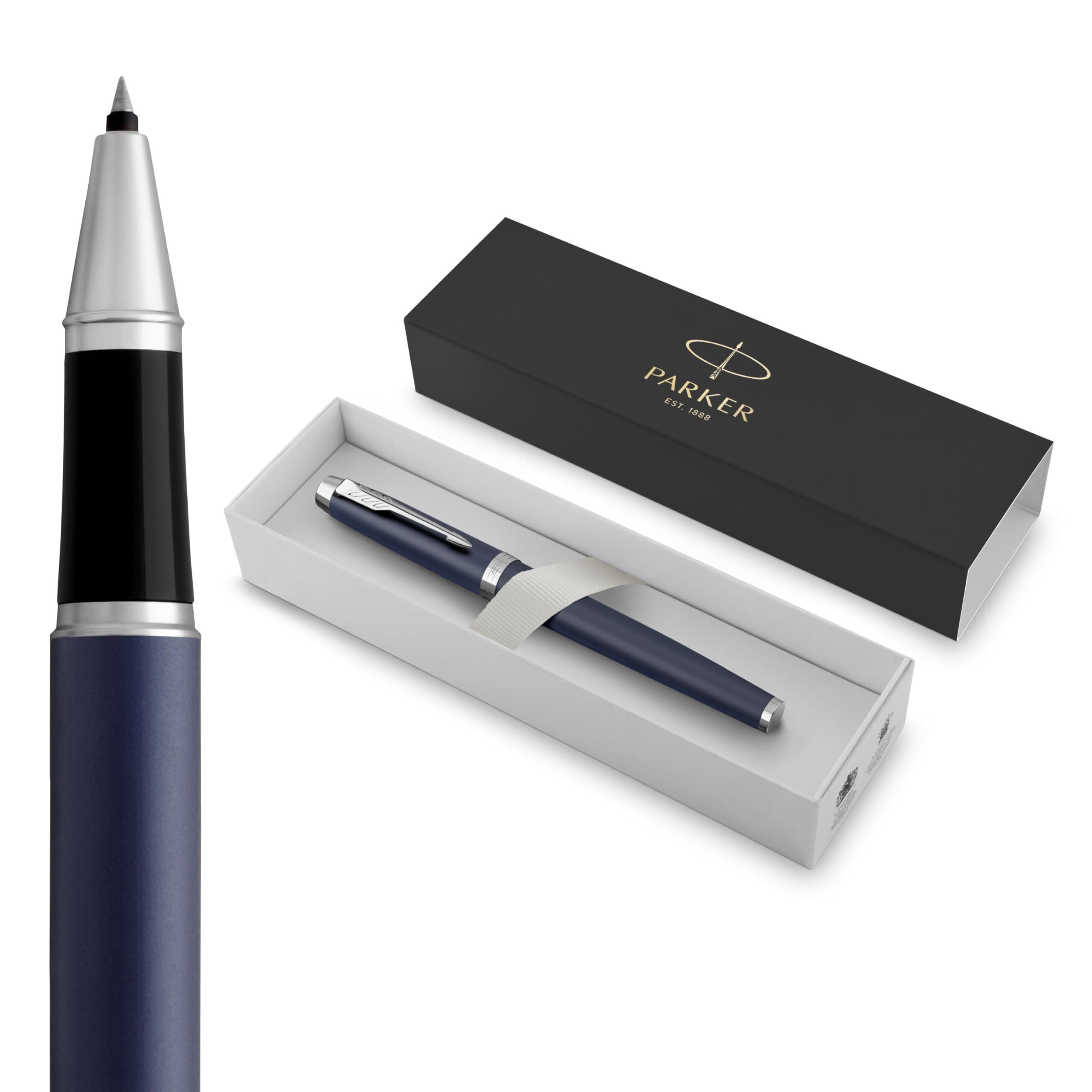 Im Rollerball Pen | Matte Blue | Fine Point Black Ink | Gift Box